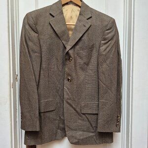 Geoffrey Been Plaid Suit Jacket - 36S